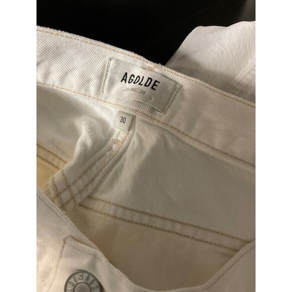 Agolde Riley High Rise Straight Jeans Size 30 - Picture 7 of 10